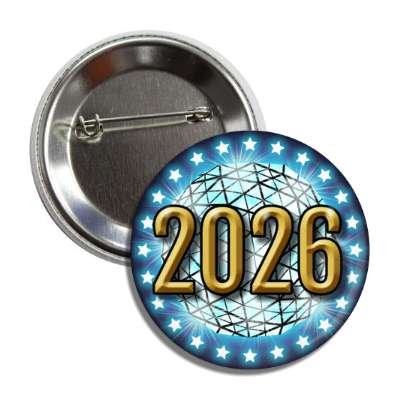 2026 times square new york city ball drop blue button