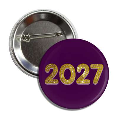 2027 gold purple button