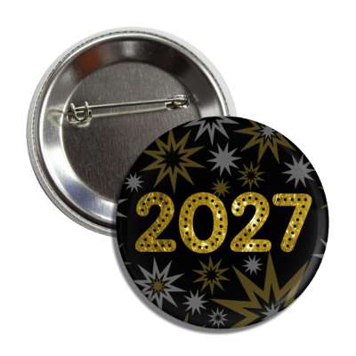 2027 new years bursts black button