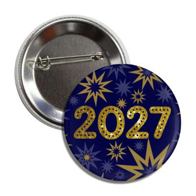 2027 new years bursts blue button