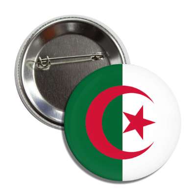 algeria flag country button