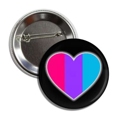 androgyne pride flag heart button