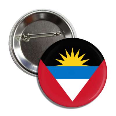 antigua and barbuda flag country button