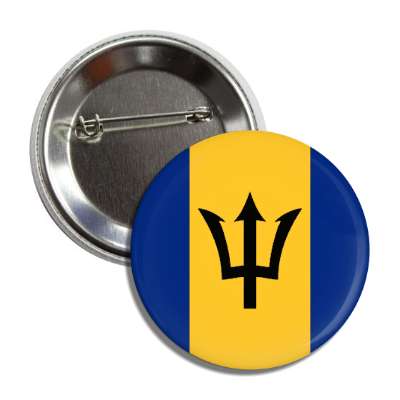 barbados flag country button