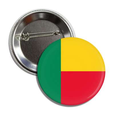 benin flag country button