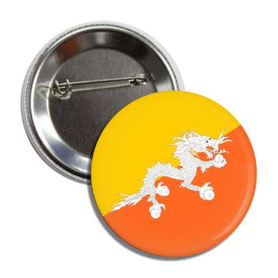 bhutan flag country button