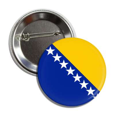 bosnia and herzegovina flag country button