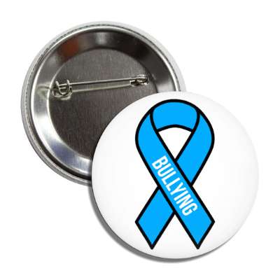 bullying blue awareness ribbon button