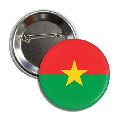 burkina faso flag country button