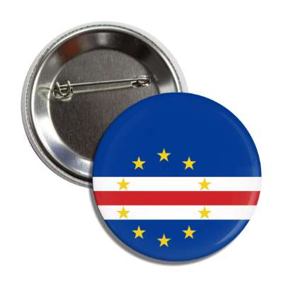 cape verde flag country button