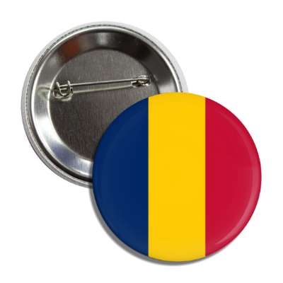 chad flag country button