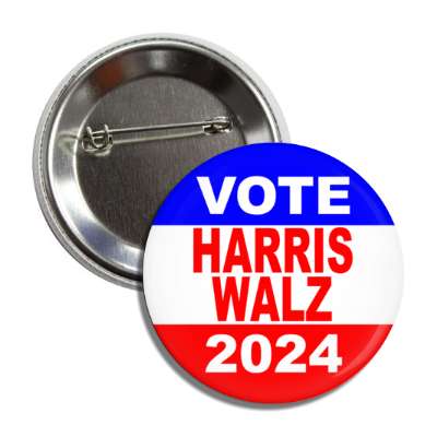 classic vote harris walz 2024 button