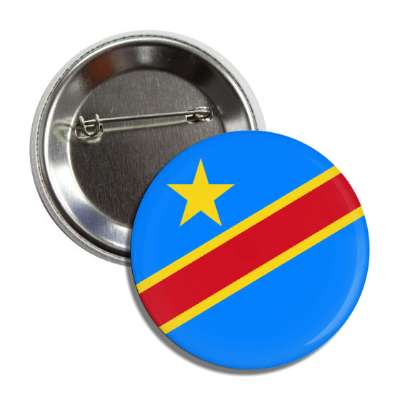 congo flag country button