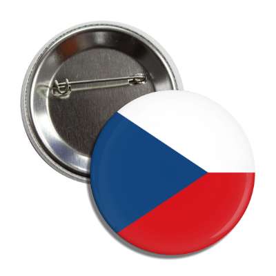 czech republic flag country button
