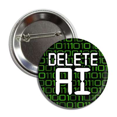 delete ai binary green numbers button
