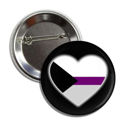 demisexual pride flag heart button