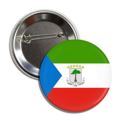 equatorial guinea flag country button