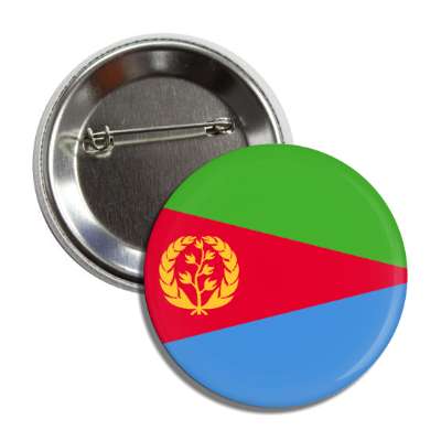 eritrea flag country button