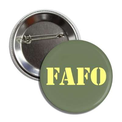 fafo meme acronym green yellow stencil button