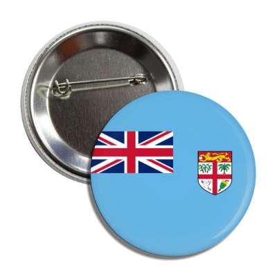 fiji flag country button