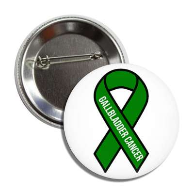 gallbladder cancer emerald awareness ribbon button