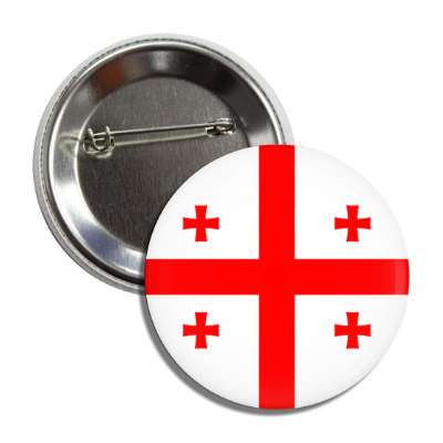georgia flag country button