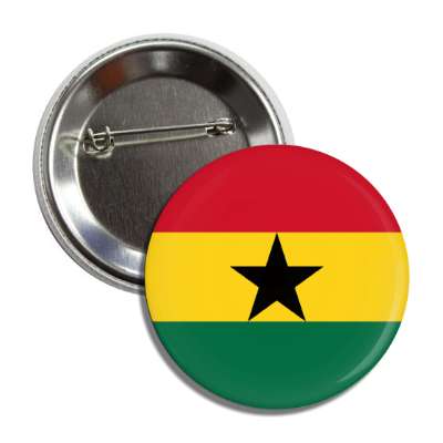ghana flag country button