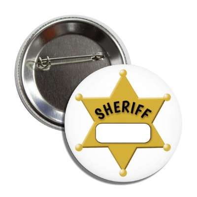 gold sheriff badge fill in name button
