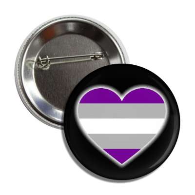 graysexual pride flag heart button