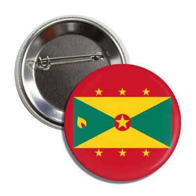 grenada flag country button