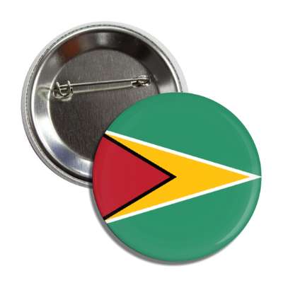guyana flag country button