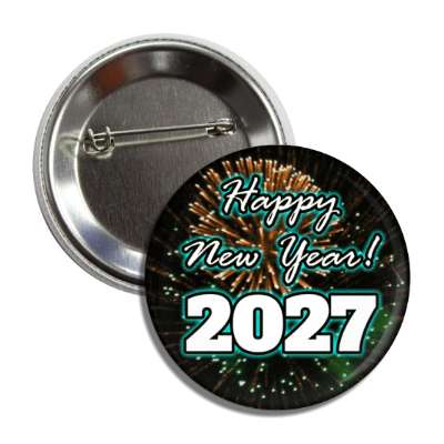 happy new year 2027 fireworks button