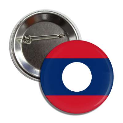 laos flag country button