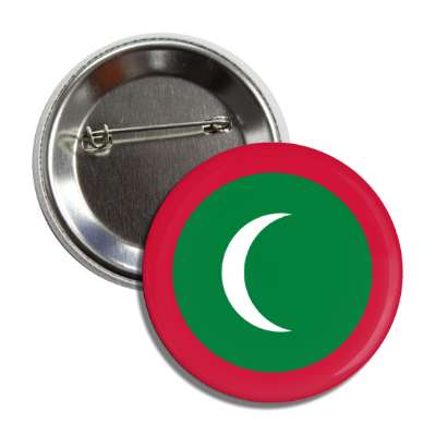 maldives flag country button