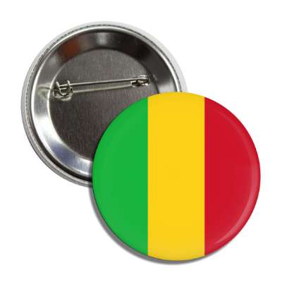 mali flag country button