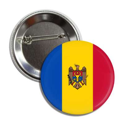moldova flag country button