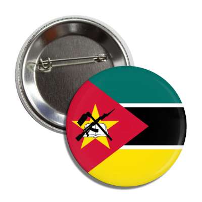 mozambique flag country button