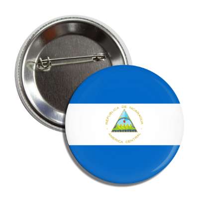 nicaragua flag country button