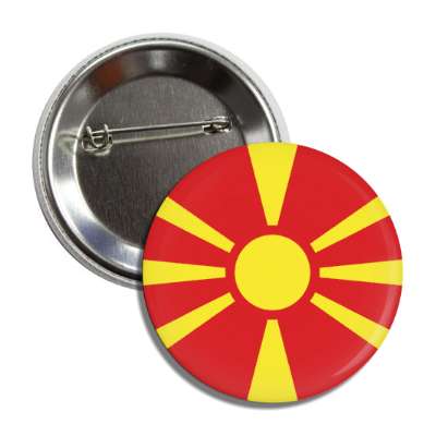 north macedonia flag country button