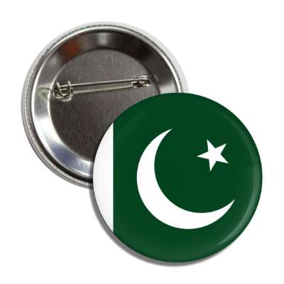 pakistan flag country button