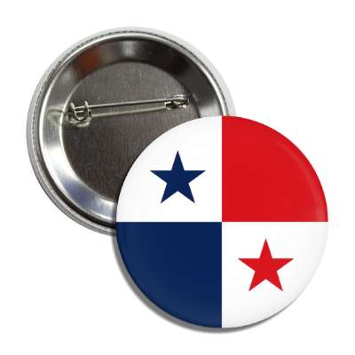 panama flag country button