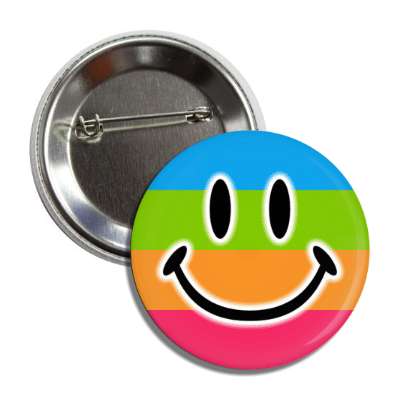 panromantic men pride flag smile face button