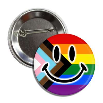 progressive pride pride flag smile face button