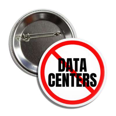 red slash no data centers button