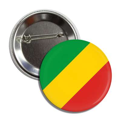 republic of congo flag country button