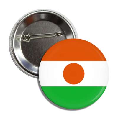 republic of niger flag country button