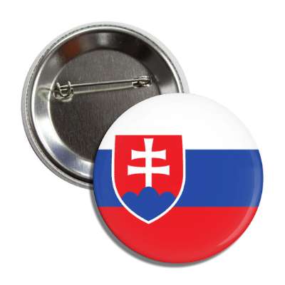 slovakia flag country button