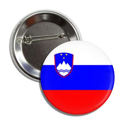slovenia flag country button
