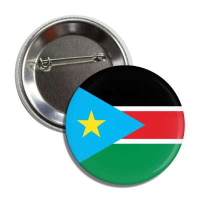 south sudan flag country button