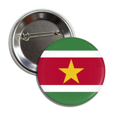 suriname flag country button